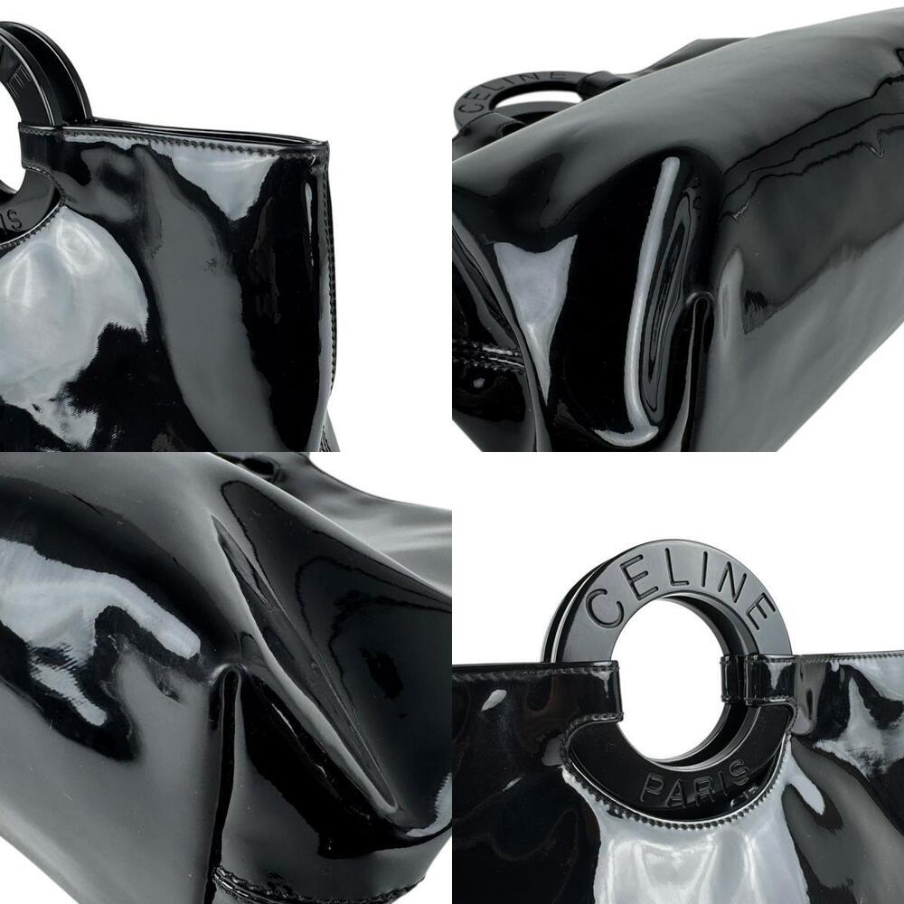 Celine handbag Patent Vernis leather black - Picture 4 of 5